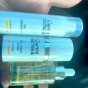 Carrot and stick skin care routine